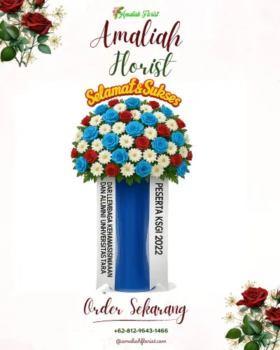 Standing Flower di Aula Rumah Jabatan Gubernur Kalimantan Tengah